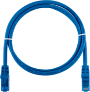 NIKOMAX Patch kábel UTP CAT6 LSOH, Essential Series, 10m, kék