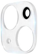 Kameravédő üveg (karcálló, 0.3mm, 9H, NEM íves) ÁTLÁTSZÓ - Apple iPhone 15 Plus