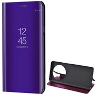 Tok álló (aktív FLIP, oldalra nyíló, asztali tartó funkció, tükrös felület, Mirror View Case) LILA - Honor Magic5 Lite 5G