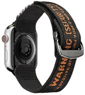 DUX DUCIS pótszíj (egyedi méret, nylon, tépőzáras, légáteresztő, állítható) NARANCSSÁRGA - Apple Watch Series 1 42mm,,Apple Watch Series 2 42mm,Apple Watch Series 3 42mm,Apple Watch Series 4 44mm,Apple Watch Series 5 44mm,Apple Watch Series 6 44mm,Apple W