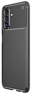 Szilikon telefonvédő (közepesen ütésálló, légpárnás sarok, karbon minta) FEKETE - Samsung Galaxy A04s (SM-A047F),Samsung Galaxy A13 5G (SM-A136)