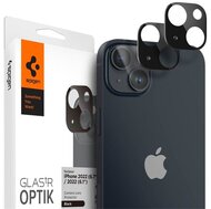 SPIGEN OPTIK kameravédő üveg 2db (lekerekített szél, karcálló, 9H) FEKETE - Apple iPhone 14,Apple iPhone 14 Plus