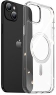 DUX DUCIS CLIN műanyag telefonvédő (közepesen ütésálló, szilikon keret, légpárnás sarok, Magsafe kompatibilis) ÁTLÁTSZÓ - Apple iPhone 15