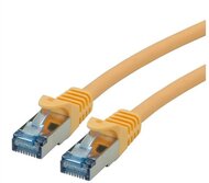 ROLINE Kábel S/FTP PATCH CAT6a LSOH, 7,5m, sárga