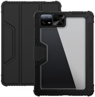 NILLKIN BUMPER PRO műanyag telefonvédő (aktív FLIP, szilikon keret, közepesen ütésálló, asztali tartó funkció) FEKETE - Xiaomi Pad 6