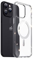 DUX DUCIS CLIN műanyag telefonvédő (közepesen ütésálló, szilikon keret, légpárnás sarok, Magsafe kompatibilis) ÁTLÁTSZÓ - Apple iPhone 15 Pro Max