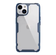 NILLKIN NATURE PRO műanyag telefonvédő (szilikon keret, közepesen ütésálló, légpárnás sarok) SÖTÉTKÉK - Apple iPhone 15 Plus