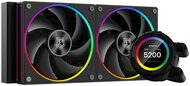 ID-Cooling CPU Water Cooler - Space SL240 (13.8-30.5dB; max. 132,52 m3/h; 2x12cm, A-RGB LED, fekete)
