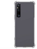 Szilikon telefonvédő (közepesen ütésálló, légpárnás sarok) ÁTLÁTSZÓ - Sony Xperia 1 V (XQ-DQ72)