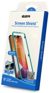 ESR SCREEN SHIELD képernyővédő üveg (2.5D, íves, karcálló, 0.3mm, 9H + felhelyezést segítő keret) ÁTLÁTSZÓ - Apple iPhone 14 Pro Max