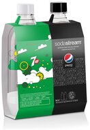 SodaStream duo Pepsi max & 7up 1l-es műanyag palack csomag