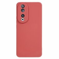 Szilikon telefonvédő (matt) PIROS - Honor 90 5G