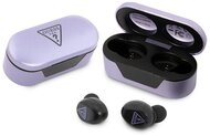 CG MOBILE GUESS TRIANGLE bluetooth fülhallgató SZTEREO (v5.0, TWS, mikrofon, zajszűrő, IPX5 vízálló + töltőtok) LILA
