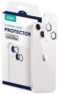ESR kameravédő üveg 3db (lekerekített szél, extra ütésálló, extra karcálló, tokbarát, 9H, csak lencse) FEKETE - Apple iPhone 14,Apple iPhone 14 Plus