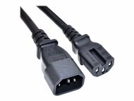 Kab Hálozati 220V C14-C15 1.8m Akyga AK-UP-06 Akyga AK-UP-06 - Power cable - IEC 60320 C14 to IEC 60320 C15 - 250 V - 15 A - 1.8 m - black