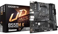 Gigabyte B650 sAM5 B550M-K 4xDDR4 4xSATA3 2xM.2 2xPCI-E Gbit LAN mATX