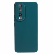 Szilikon telefonvédő (matt) SÖTÉTZÖLD - Honor 90 5G