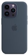 APPLE szilikon telefonvédő (Magsafe rögzítésű, mágneses) SÖTÉTKÉK - Apple iPhone 14 Pro