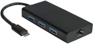 VALUE Konverter, USB 3.2 Gen1, 3port, Gigabit Ethernet