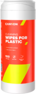 CANYON CCL12-H, Plastic Cleaning Wipes, Non-woven wipes impregnated with a special cleaning composition, with antistatic and disinfectant effects, 100 wipes, 80x80x186mm, 0.258kg