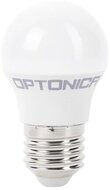 OPTONICA LED Gömb izzó, E27, 8W, meleg fehér fény, 710Lm, 2700K - 1338