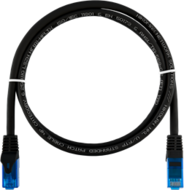NIKOMAX Patch kábel UTP, CAT6, LSZH, Essential Series, 3m, fekete