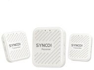 SYNCO WAir-G1(A2) ultrakompakt vezetéknélküli csiptetős duális mikrofon rendszer, fehér