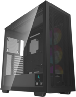 DeepCool Számítógépház - MORPHEUS (fekete, moduláris, 1x420mm ventilátor,Mini-ITX /M-ATX /ATX /E-ATX, 4xUSB3.0, 1xUSB-C)