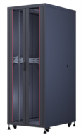 NET FORMRACK 42U Cosmoline 800x1000 19" szabadon álló rack szekrény - RAL9005 fekete