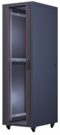 NET FORMRACK 42U Cosmoline 600x800 19" szabadon álló rack szekrény - RAL9005 fekete