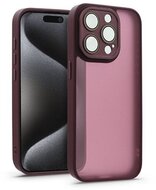 Haffner HF241055 Apple iPhone 15 Pro Variete bíbor hátlap kameravédő peremmel, lencsevédő üveggel