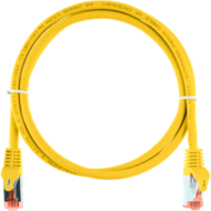 NIKOMAX Patch kábel S/FTP CAT6a LSOH, Essential Series, 1m, sárga