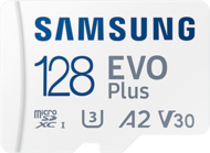 Samsung MicroSD kártya - 128GB MB-MC128SA/EU (EVO PLUS, microSDXC, UHS-I, R160, adapter, 128GB)