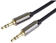 PREMIUMCORD Kábel Audio, Árnyékolt, HQ, 3,5mm Jack - 3,5mm Jack, M/M, 1,5m