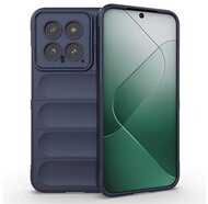 Szilikon telefonvédő (ütésállóság, kameravédő, 3D) SÖTÉTKÉK Xiaomi 14 5G