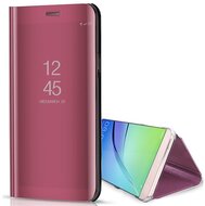 Tok álló (aktív FLIP, oldalra nyíló, asztali tartó, tükrös) ROZÉARANY Samsung Galaxy M31s (SM-M317F)