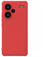 NILLKIN SUPER FROSTED PRO műanyag telefonvédő (ütésállóság, gumírozott, érdes felület) PIROS Xiaomi Redmi Note 13 Pro Plus 5G