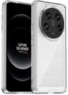 Műanyag telefonvédő (szilikon keret, ütésállóság, átlátszó hátlap) ÁTLÁTSZÓ Xiaomi 14 Ultra
