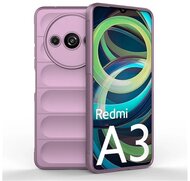 Szilikon telefonvédő (ütésállóság, kameravédő, 3D) LILA Xiaomi Redmi A3