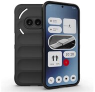 Szilikon telefonvédő (ütésállóság, kameravédő, 3D) FEKETE Nothing Phone (2a)