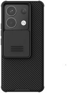 NILLKIN CAMSHIELD műanyag telefonvédő (szilikon keret, ütésállóság, kameravédő, csíkos) FEKETE Xiaomi Redmi Note 13 5G