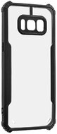 Szilikon telefonvédő (ütésállóság, légpárnás sarok, akril hátlap, kameravédő) FEKETE Samsung Galaxy S8 (SM-G950)