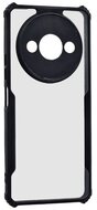 Szilikon telefonvédő (ütésállóság, légpárnás sarok, akril hátlap, kameravédő) FEKETE Xiaomi Redmi A3