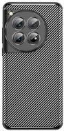 Szilikon telefonvédő (ütésállóság, légpárnás sarok, karbon minta) FEKETE OnePlus 12 5G