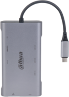 Dahua Kábel Átalakító - TC39 (USB-C - HDMI 4K@30Hz + VGA FHD@30Hz + 3xUSB3.0 + RJ45 Gigabit + SD + PD)