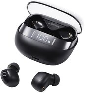 JOYROOM JDOTS bluetooth fülhallgató SZTEREO (v5.3, TWS, mikrofon, zajszűrő, LED kijelző + töltőtok) FEKETE