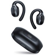 USAMS EM20 bluetooth fülhallgató SZTEREO (v5.3, TWS, fülre akasztható, mikrofon + töltőtok) FEKETE