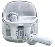 JBL TUNE FLEX GHOST EDITION bluetooth fülhallgató SZTEREO (v5.2, TWS, mikrofon, aktív zajszűrő, IPX4 + töltőtok) FEHÉR