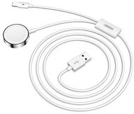 JOYROOM töltőkábel 2in1 (USB - lightning/Apple Watch töltő, wireless, 3A, 150cm) FEHÉR
