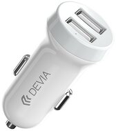 DEVIA SMART SERIES autós töltő 2 USB aljzat (15W) FEHÉR